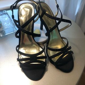 Strappy Black Dress Shoes